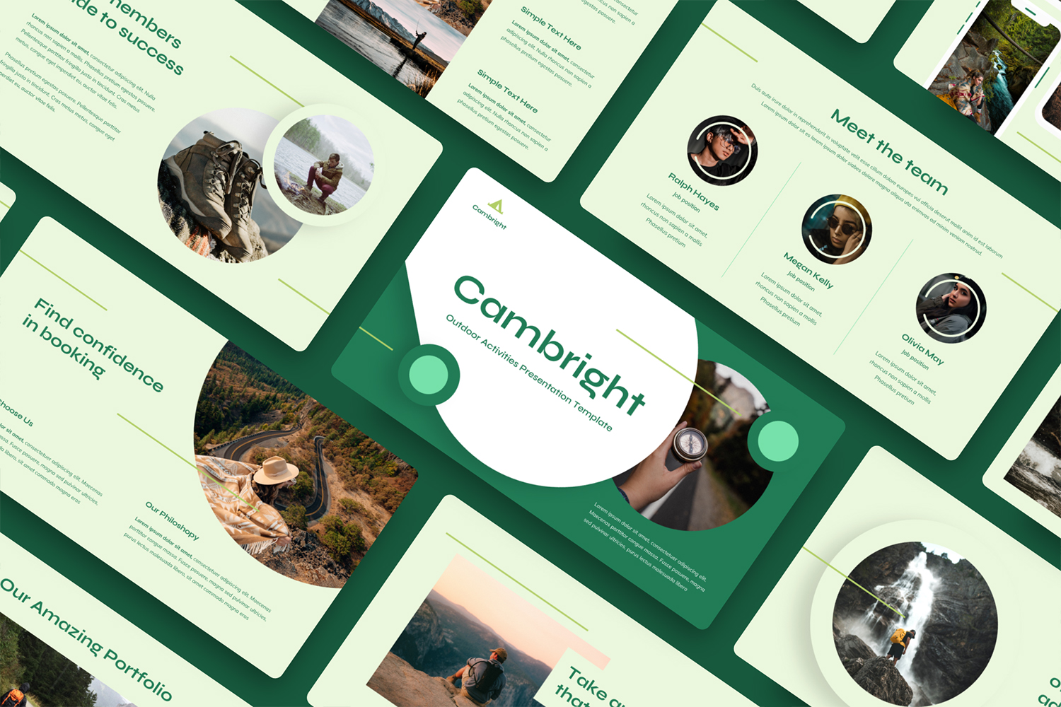 Cambright - Outdoor Activities Google Slide Template