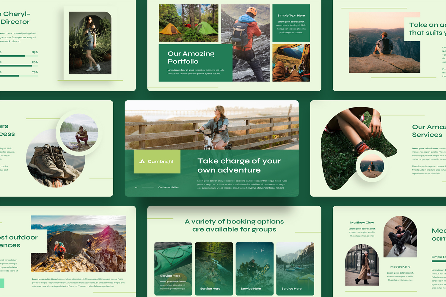 Cambright - Outdoor Activities Keynote Template
