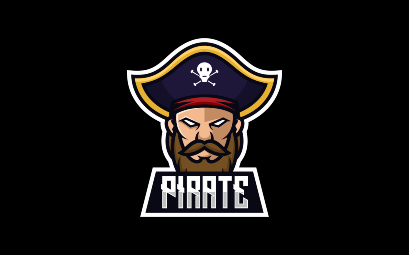 Pirate E- Sport And Sport Logo