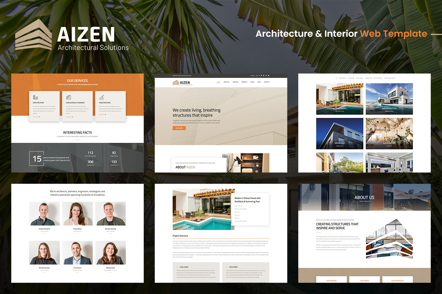 Aizen - Architecture and Interior Responsive Website Template