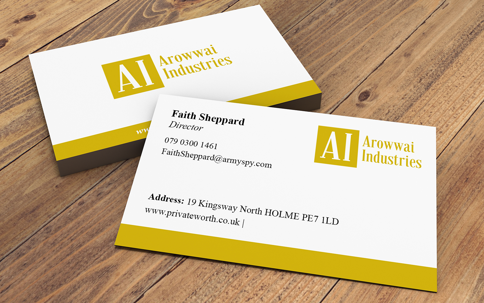 Corporate Identity Visiting Card Template