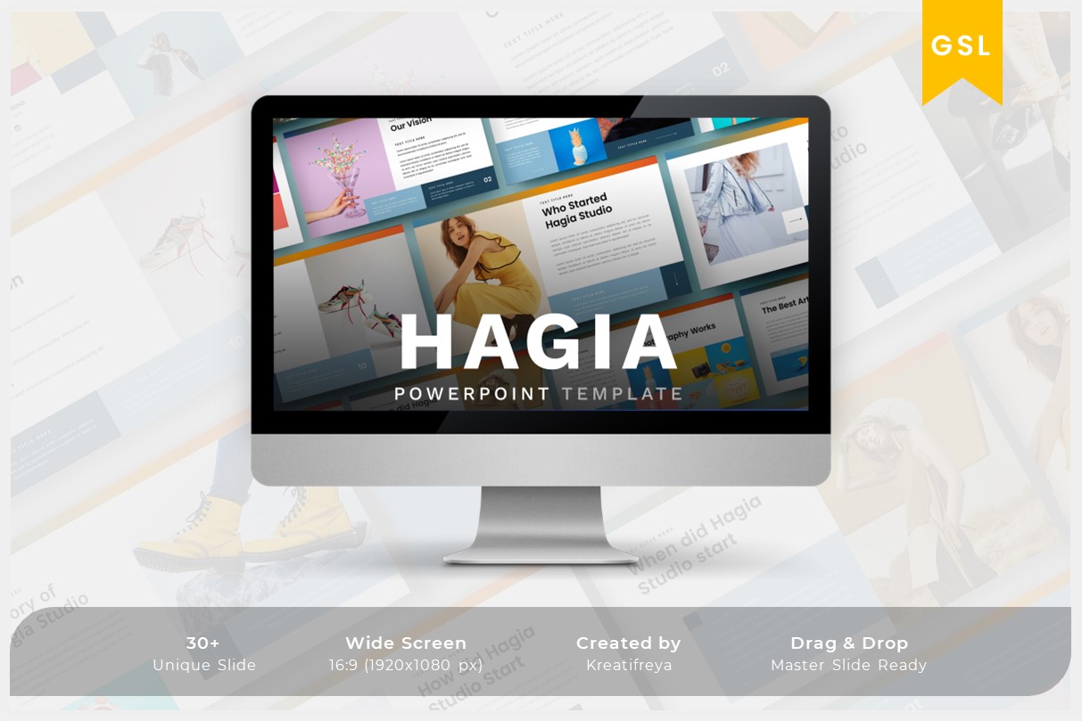 Hagia - Google Slide Creative Template