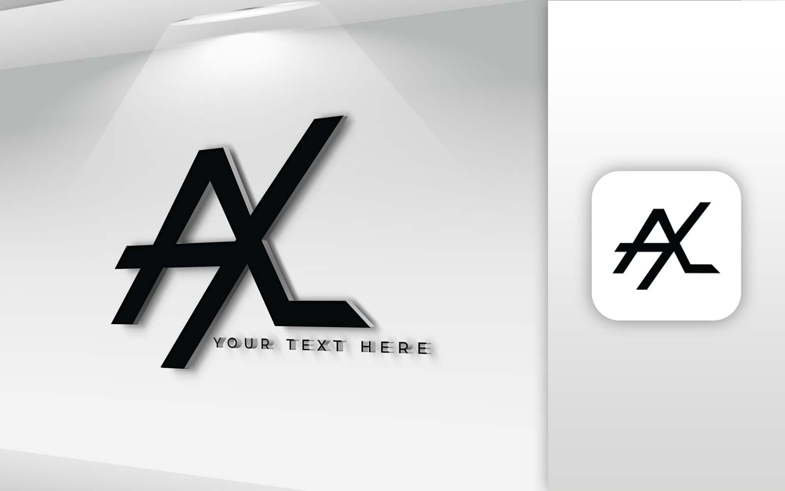 AXL Name Letter Logo Design - Brand Identity
