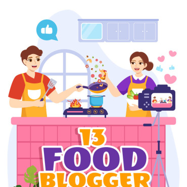 Blogger Food Illustrations Templates 335749