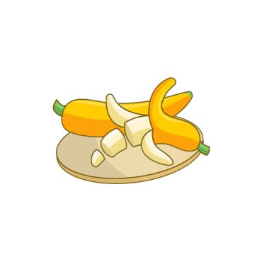 Banana Drawing Logo Templates 335796
