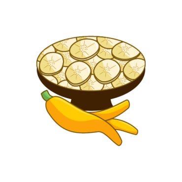 Banana Drawing Logo Templates 335805