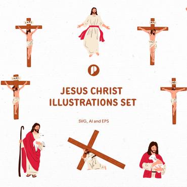 Christ Jesus Illustrations Templates 335845