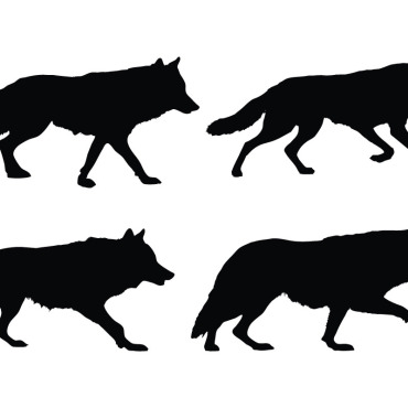 Vector Wolf Illustrations Templates 335941