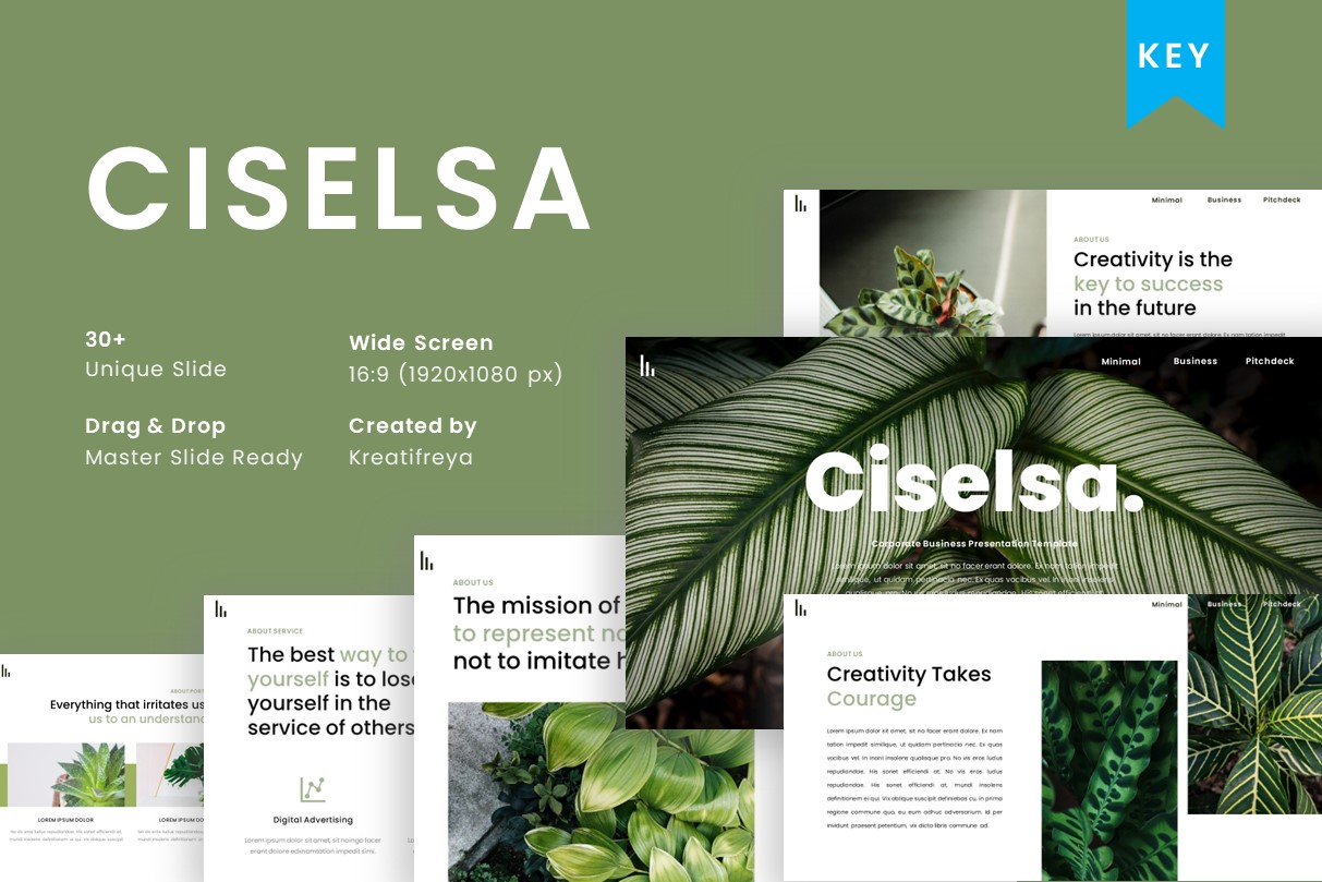 Ciselsa - Keynote Business Presentation Template