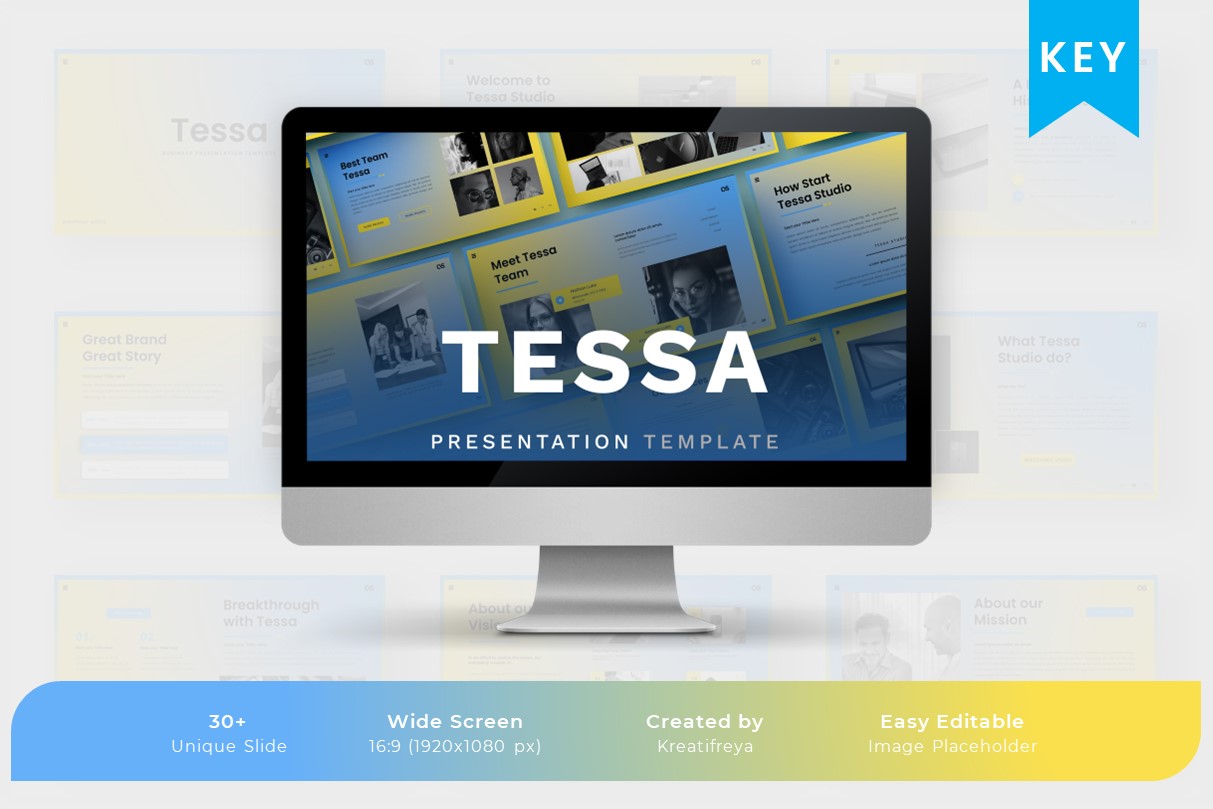 Tessa - Keynote Business Creative Presentation Template