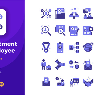Employee Job Icon Sets 336019