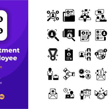 Employee Job Icon Sets 336020