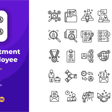 Employee Job Icon Sets 336021