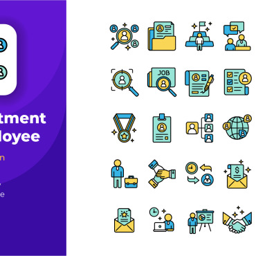 Employee Job Icon Sets 336022