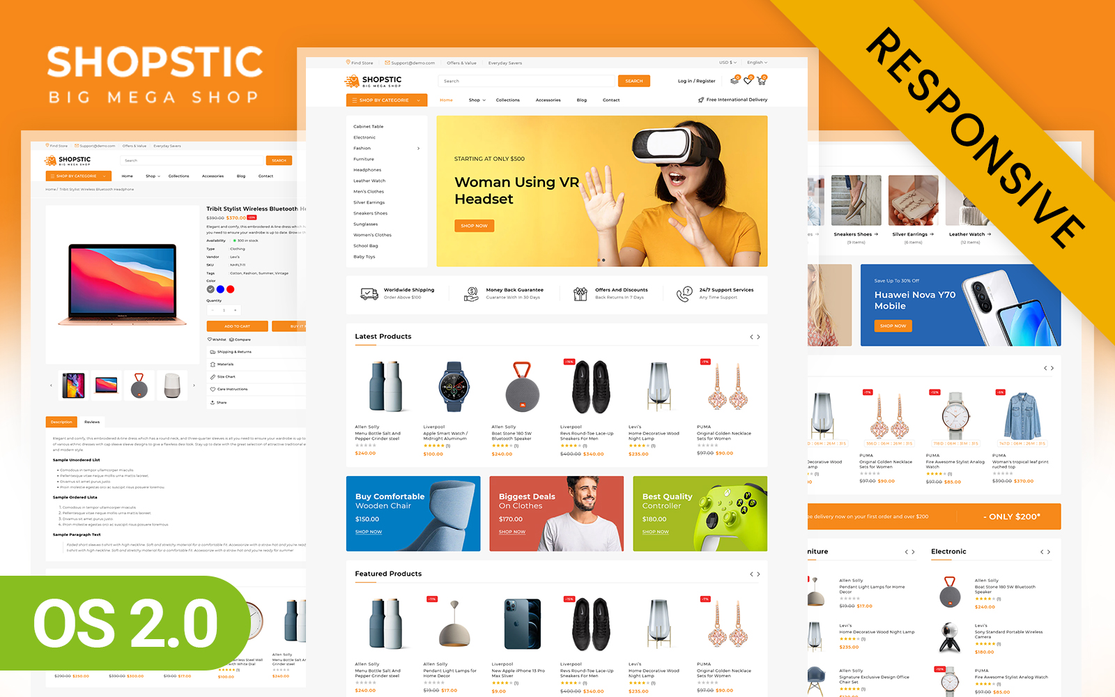 Shopstic - Mega Store Shopify 2.0 Responsive Theme