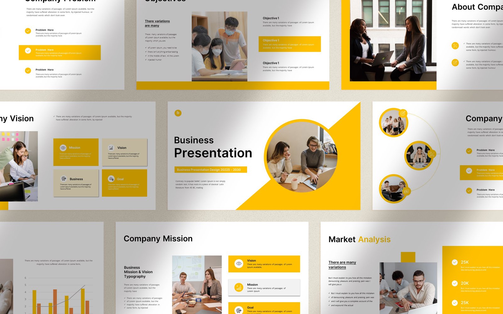 Creative Business Plan Presentation Template