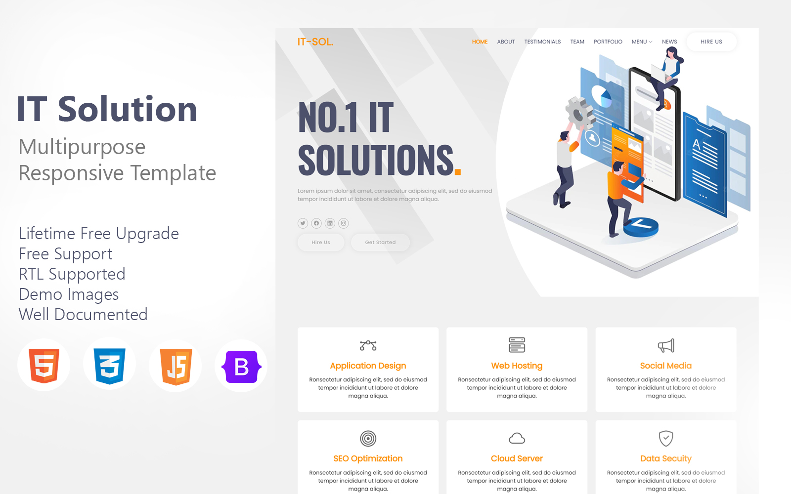 ITSol - Technology & IT Solutions Website Template