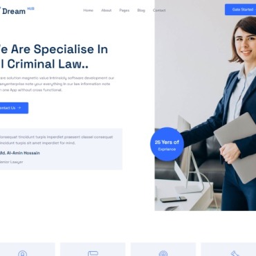 Agency Business Responsive Website Templates 336147