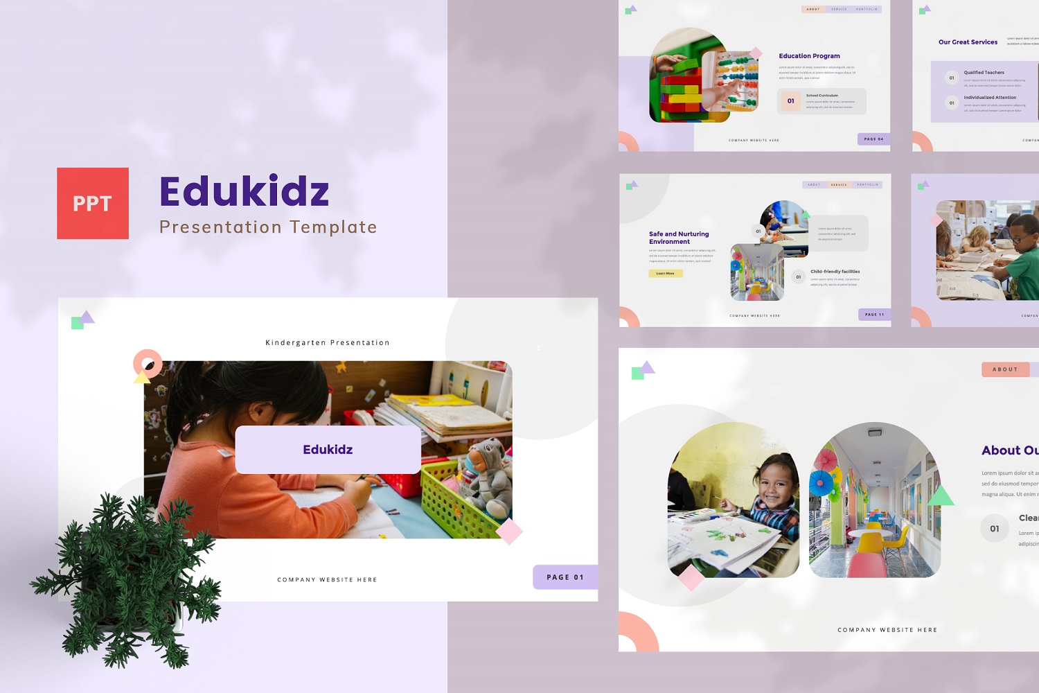 Edukidz — Kindergarten Powerpoint Template