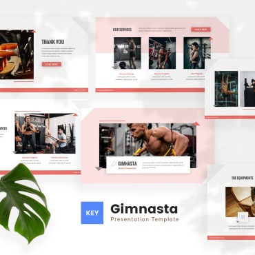 Workout Trainer Keynote Templates 336258
