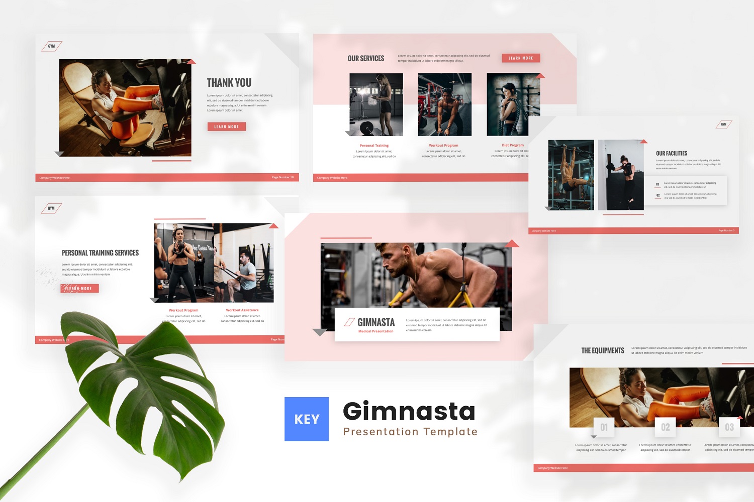 Gimnasta — Gym Keynote Template