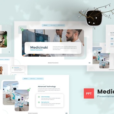Clinic Medic PowerPoint Templates 336264
