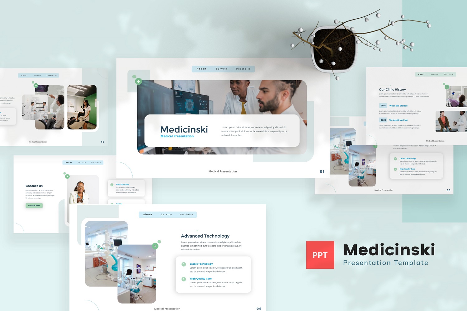 Medicinski — Medical Powerpoint Template