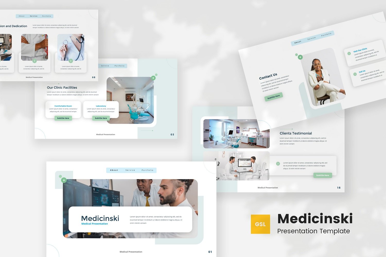 Medicinski — Medical Google Slides Template