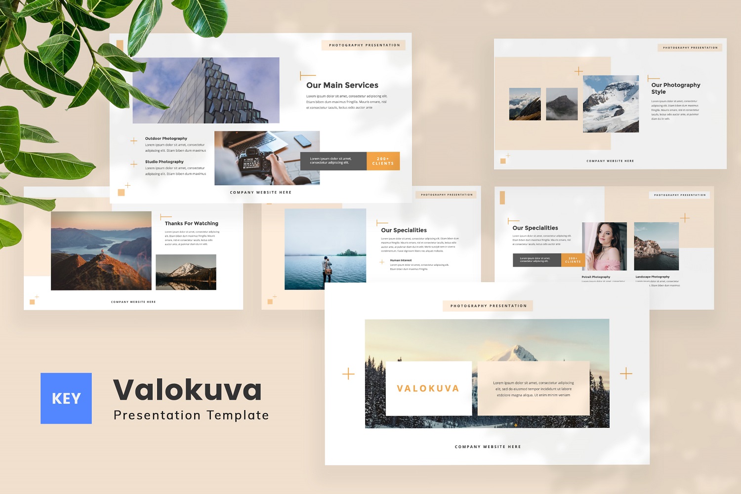 Valokuva — Photography Keynote Template