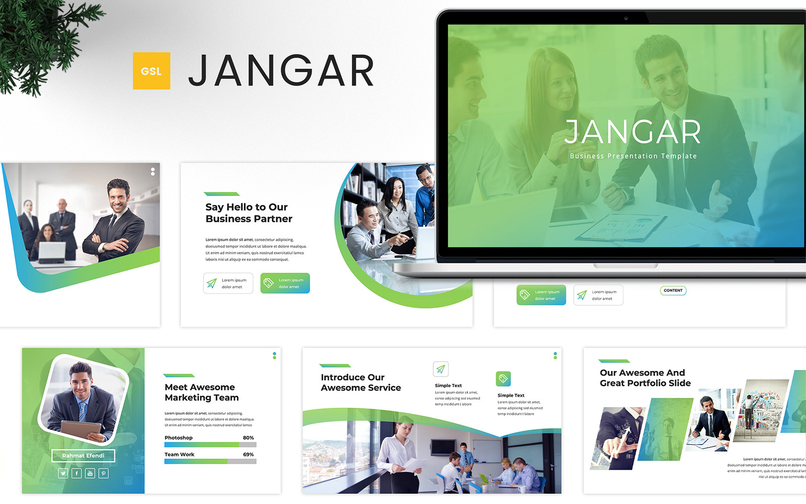 Jangar - Business Google Slides