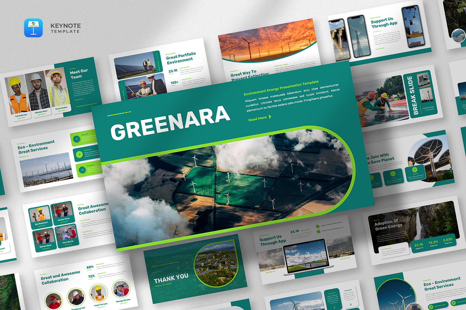 Greenara - Environment Keynote Template