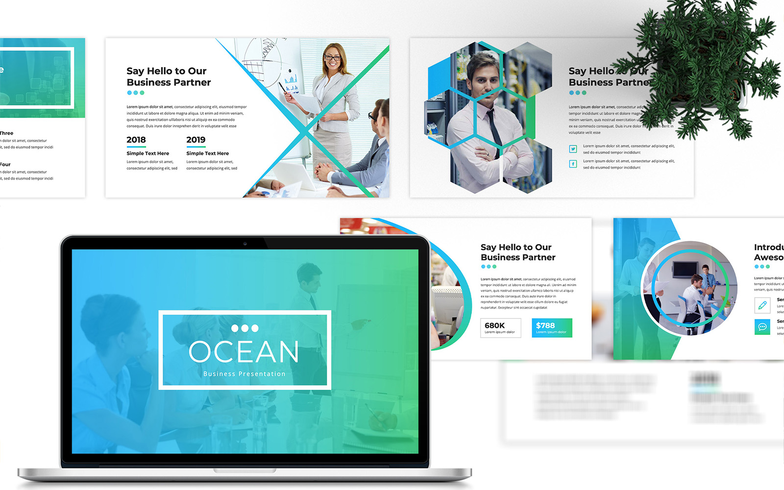 Ocean - Business Keynote  Template