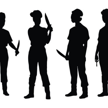 Silhouette Pirate Illustrations Templates 336462