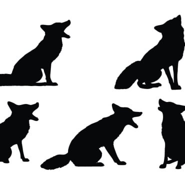 Fox Vector Illustrations Templates 336474