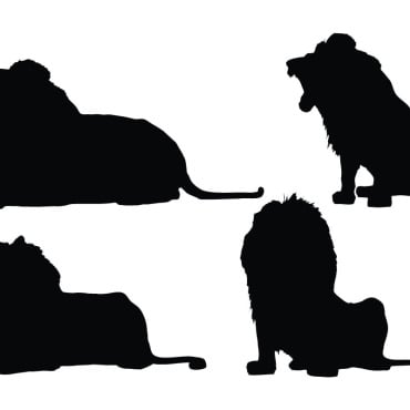 Roaring Lion Illustrations Templates 336508