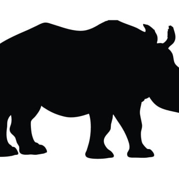 Vector Rhino Illustrations Templates 336522