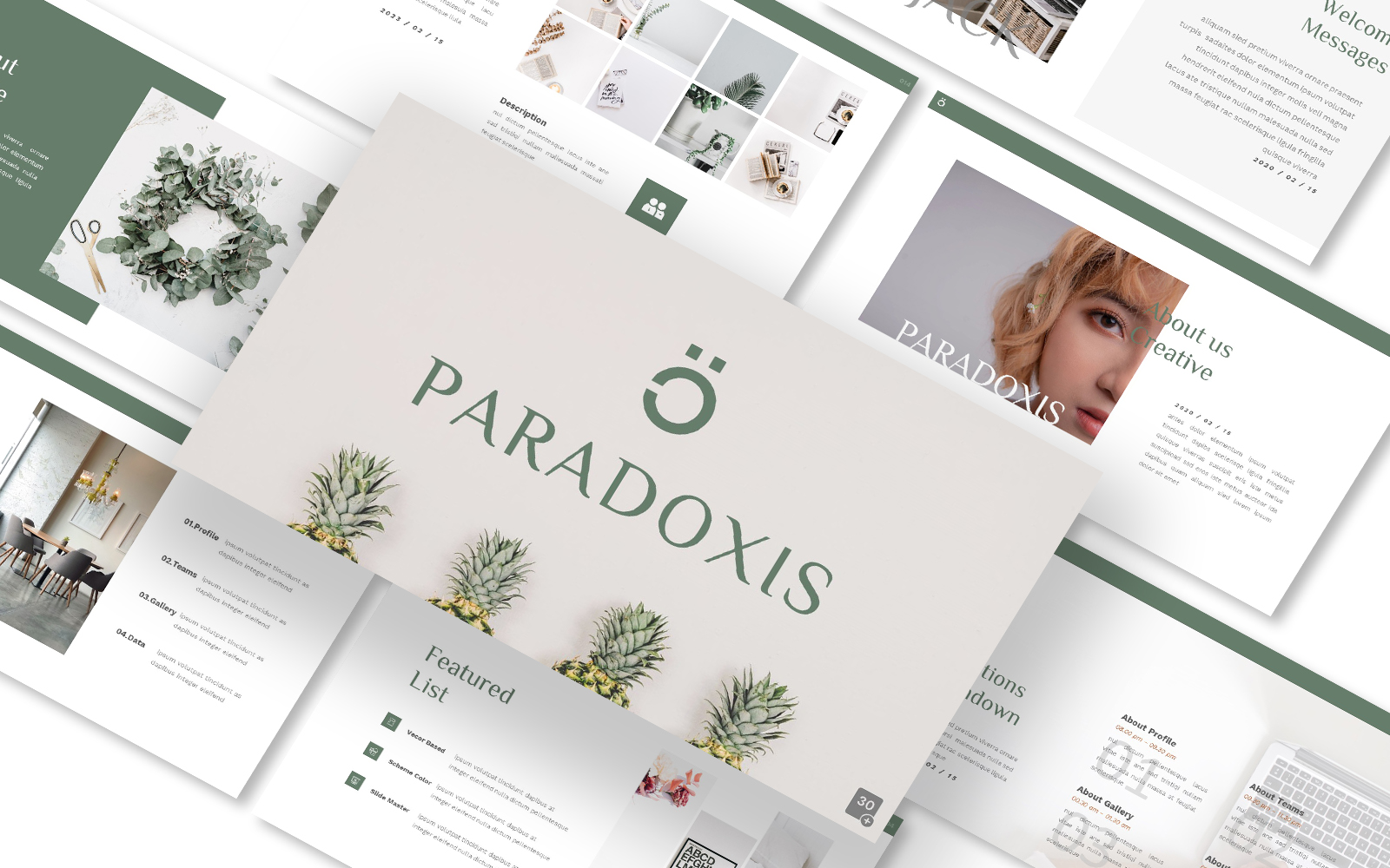 Paradoxis Company Google Slides  Template