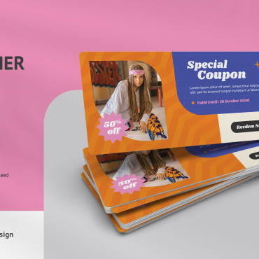 Coupon Template Corporate Identity 336599