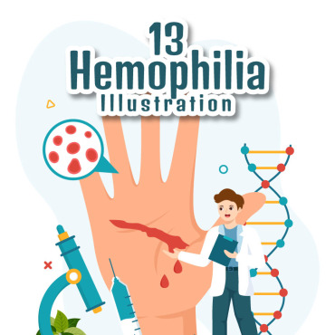 Haemophilia Hemoglobin Illustrations Templates 336653