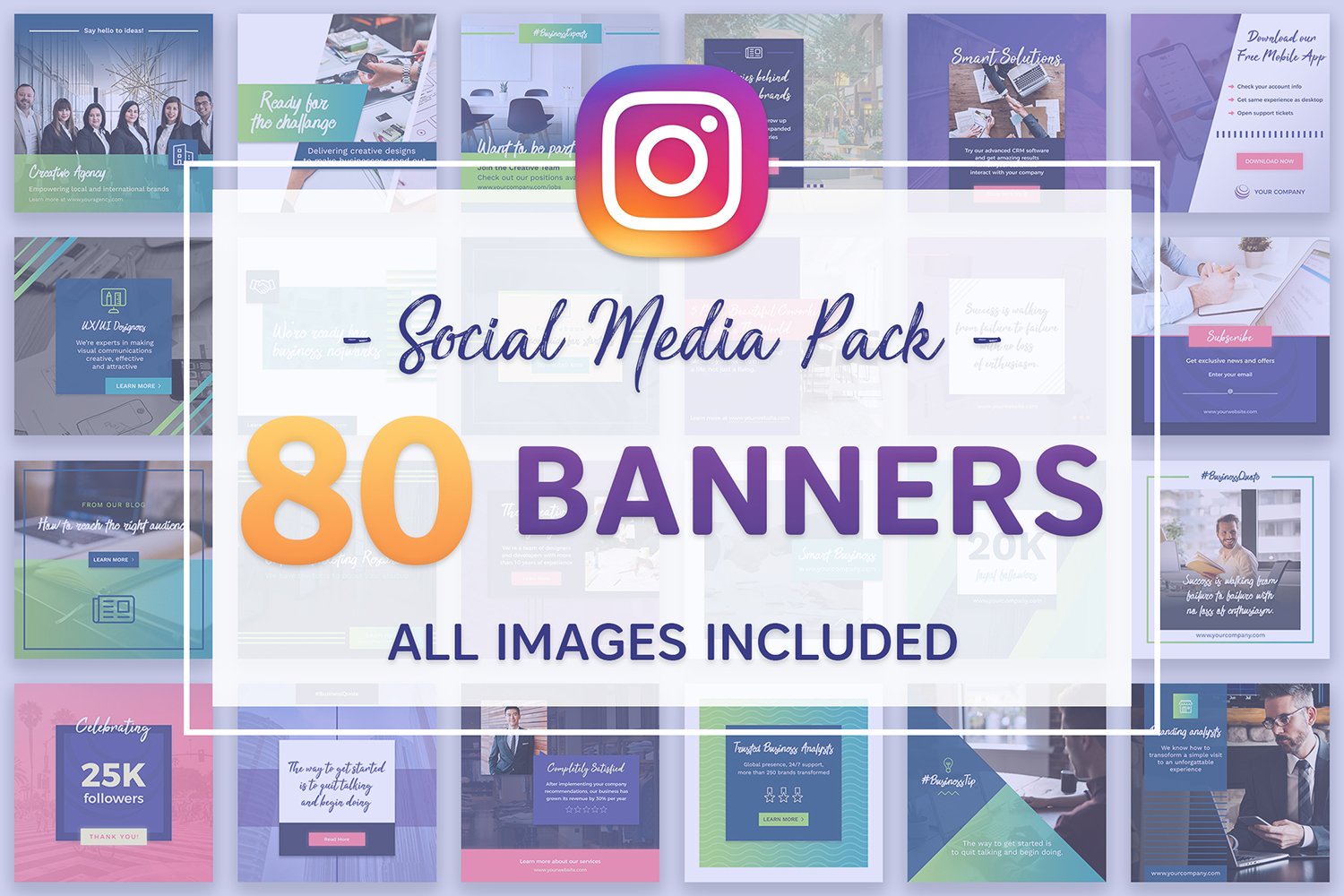 80 Instagram Banner Templates