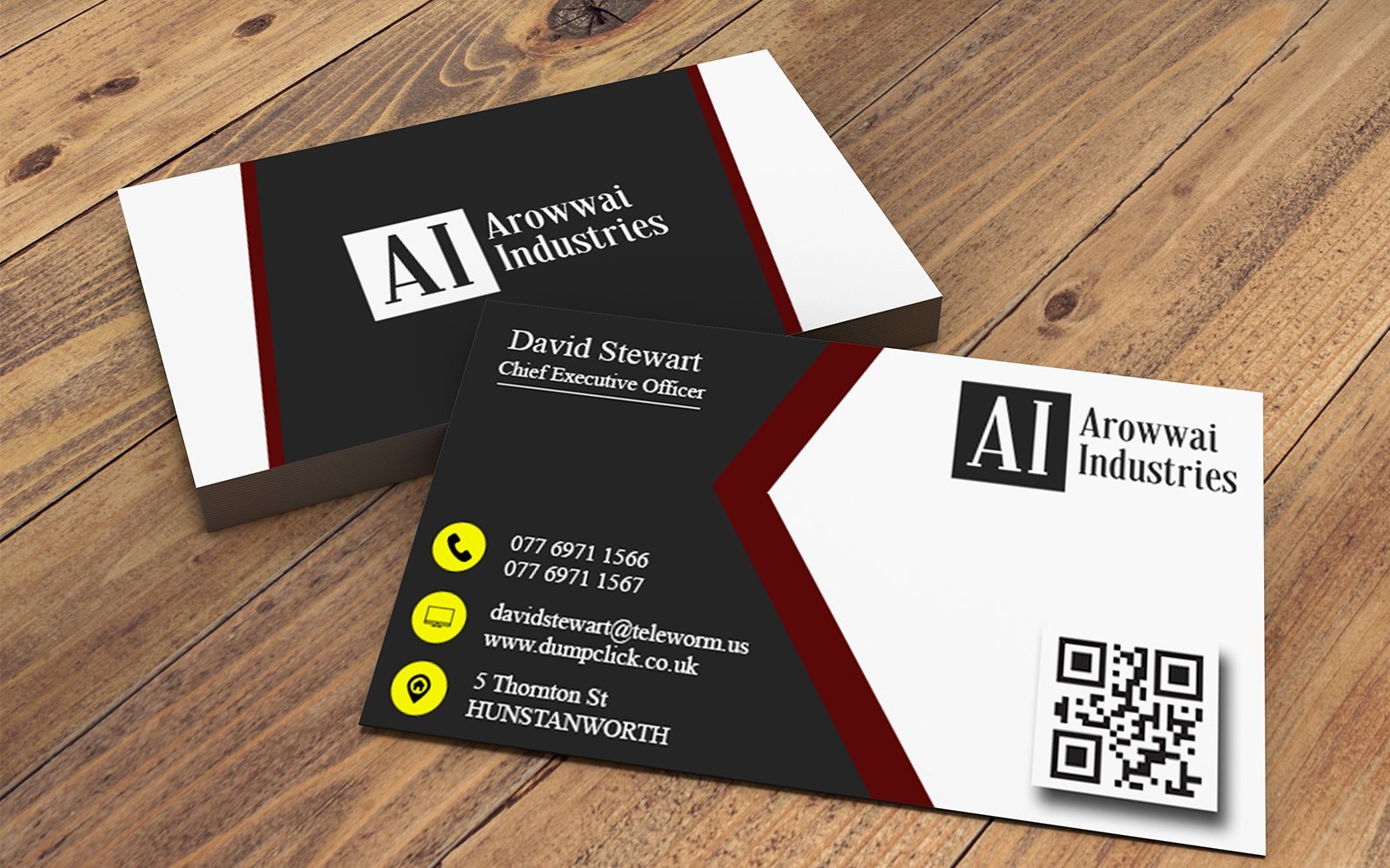 E-card Template - Visiting Card