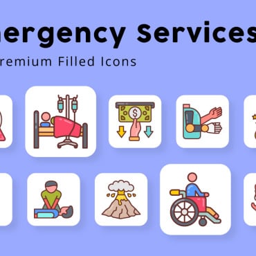 Services Ambulance Icon Sets 336879