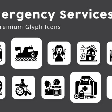 Services Ambulance Icon Sets 336880