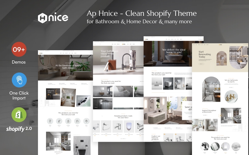 Ap Hnice - Bathroom & Home Decor Shopify Theme