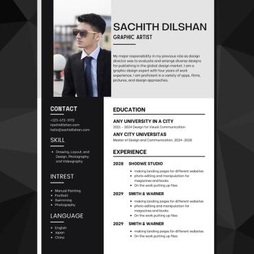 Business Clean Resume Templates 336955