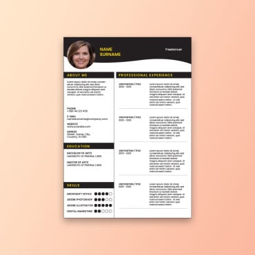 Creative Design Resume Templates 336956