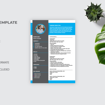 Clean Corporate Resume Templates 336961