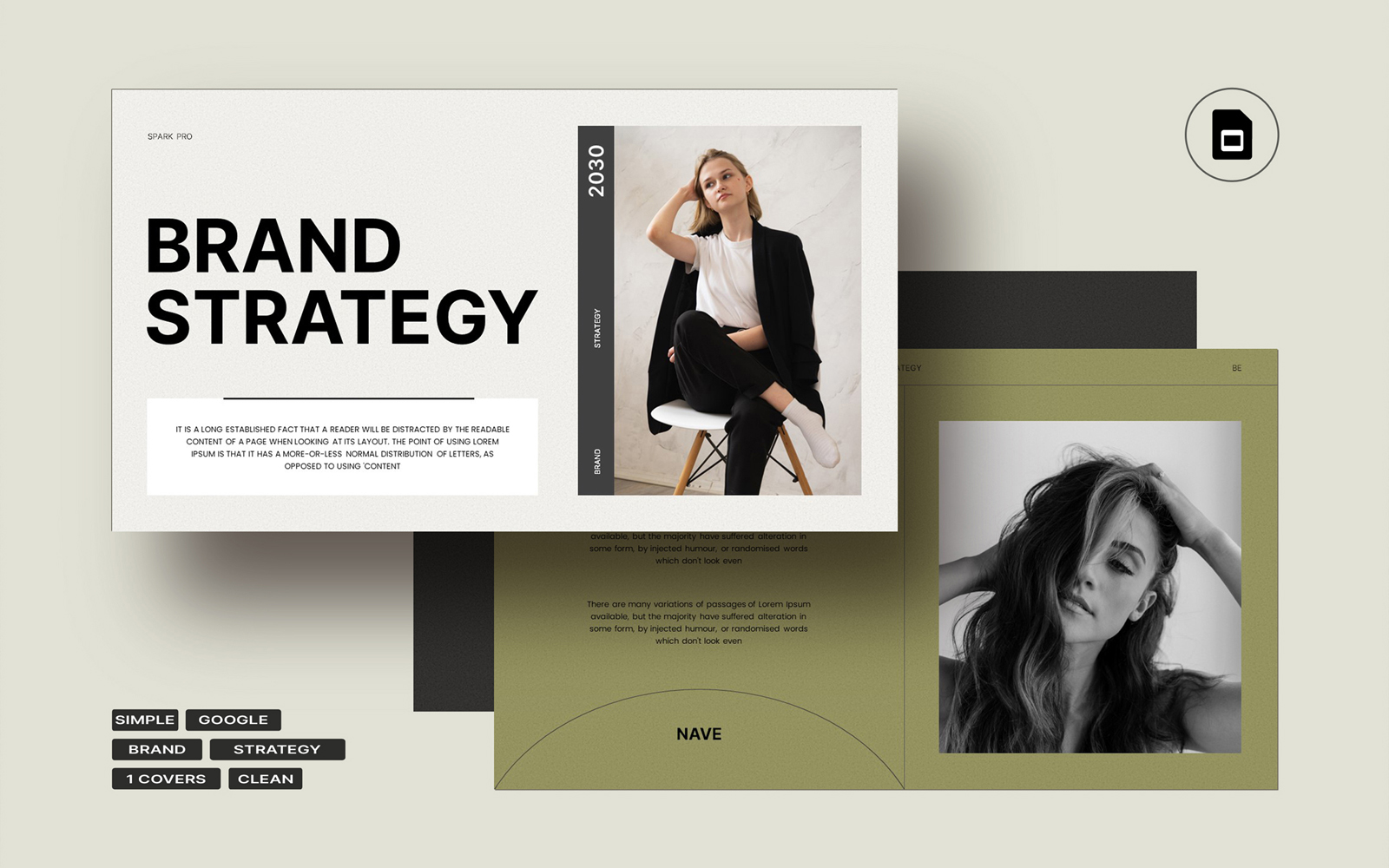 Clean Brand Strategy Presentation Template