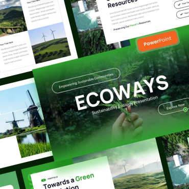 Nature Ecology PowerPoint Templates 336994