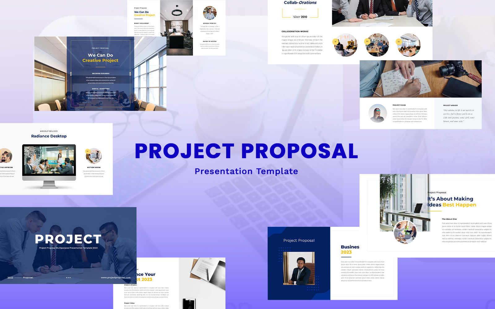 Project Proposal 2023 Powerpoint Templates